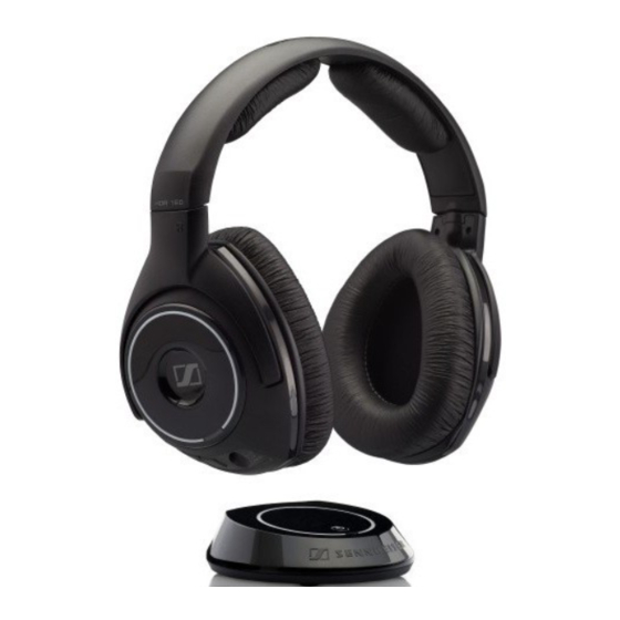Sennheiser RS 160 - 08-09 Instruction Manual
