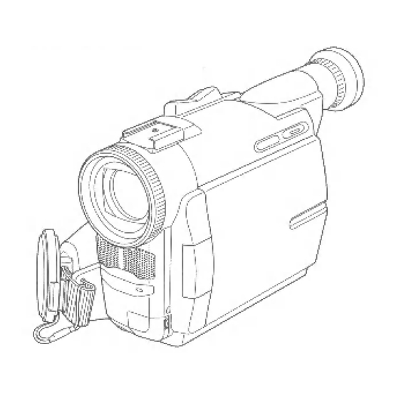 Panasonic Palmcorder PalmSight PV-DV900 Operating Instructions Manual