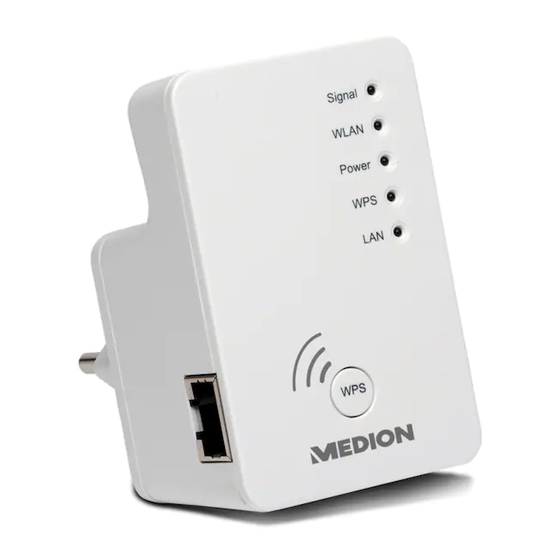 Medion P85019 WiFi Range Extender Manuals