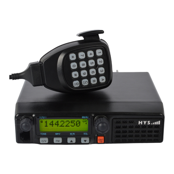 HYS TC-271 Quick Manual
