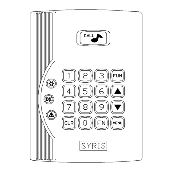 Syris SY120SA Series Operating Manual