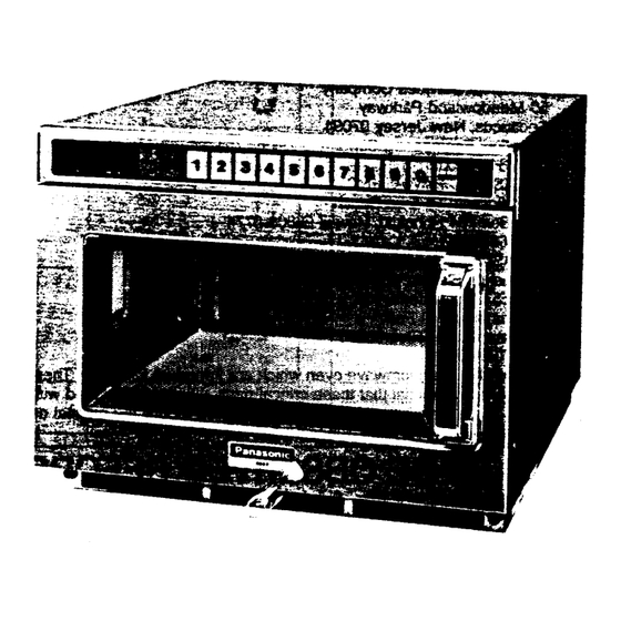 Panasonic NE-1457 Service Manual
