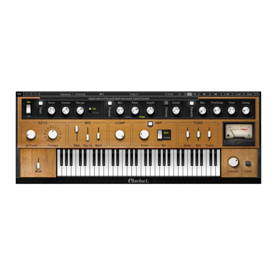 Waves Clavinet User Manual