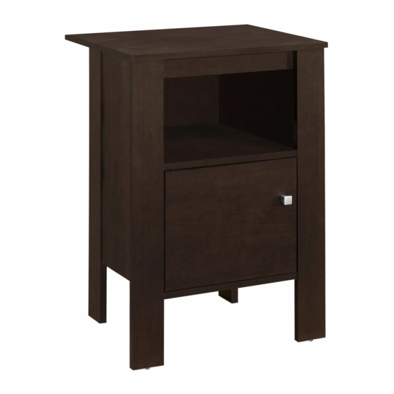 User Manuals: Monarch I 2135 Table Night