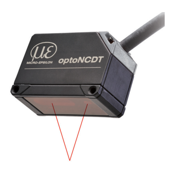 MICRO-EPSILON optoNCDT 1320 Instruction Manual