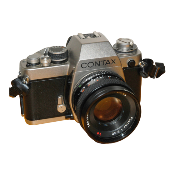 Contax S2 Instruction Manual