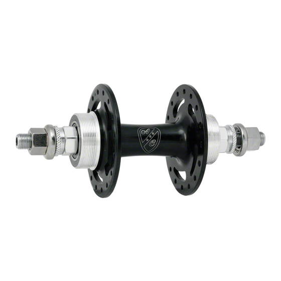 All-City Cycles Standard Track Hub Instructions