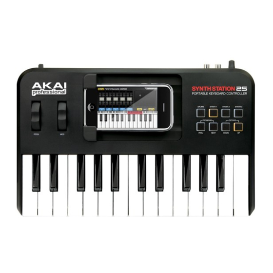 Akai SynthStation 25 Service Manual