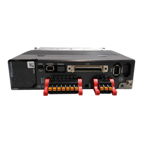 RS Automation OEMax CSD7 User Manual