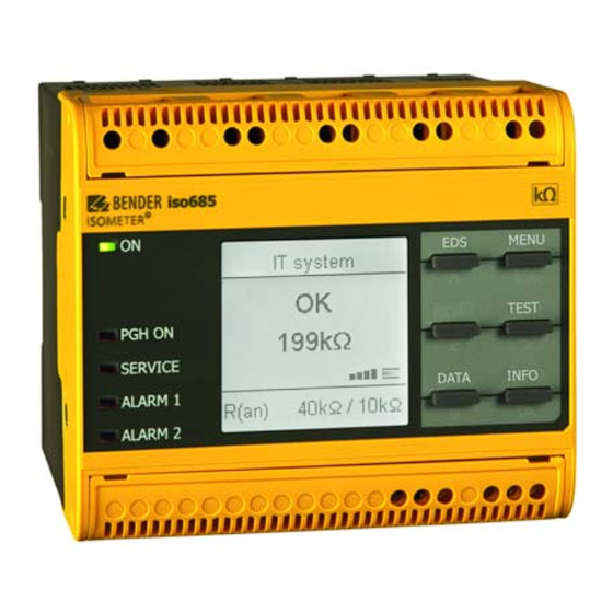 Bender ISOMETER iso685W-D-P Manual
