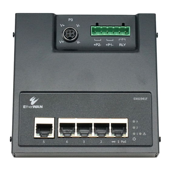 EtherWAN EX41941F Installation Manual