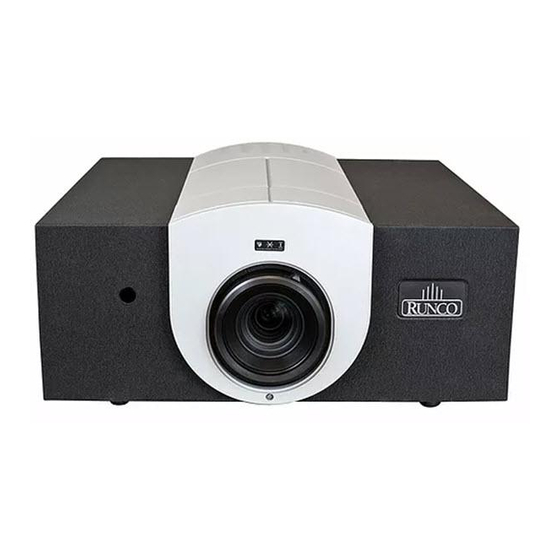 Runco Q-750d Ultra Series Installation & Operation Manual
