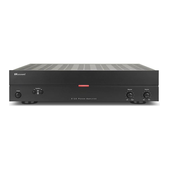 Russound X125 Installation Manual