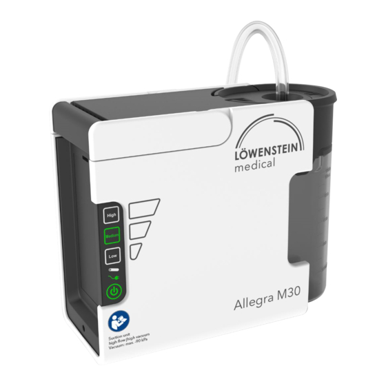Lowenstein Medical Allegra M30 Instructions For Use Manual
