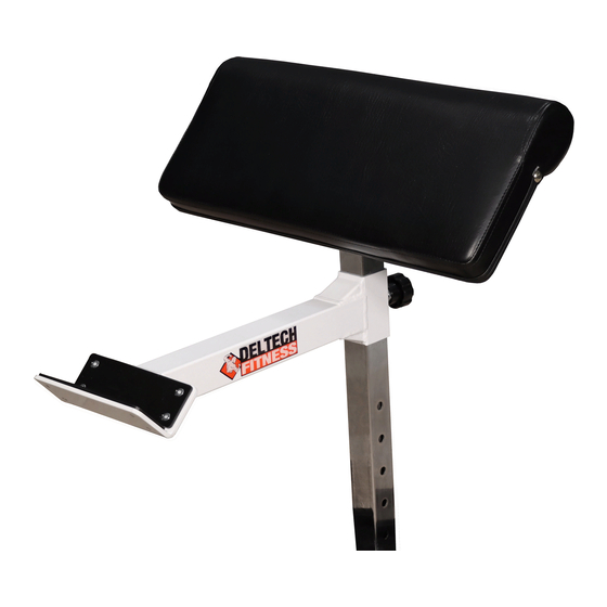 Deltech Fitness DF105 Assembly Manual