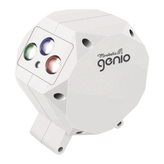 MIRABELLA GENIO Quick Start Manual