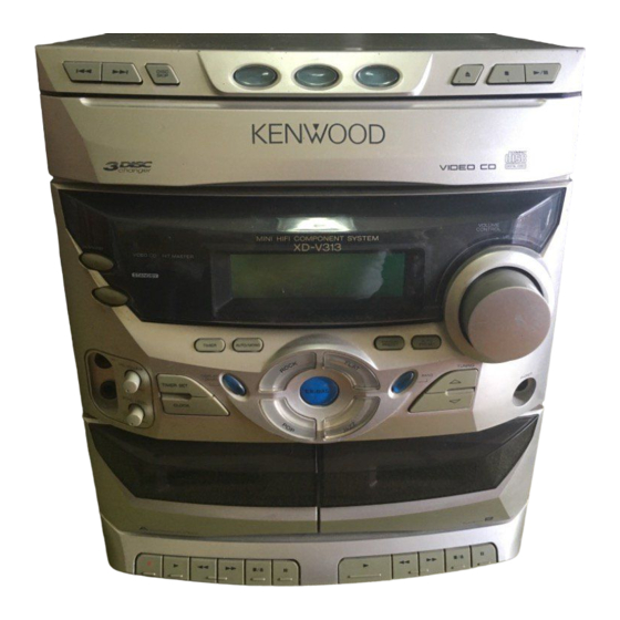Kenwood RXD-V313 Manuals