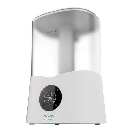 cecotec BREEZECARE 2600 LIGHT SMART Instruction Manual