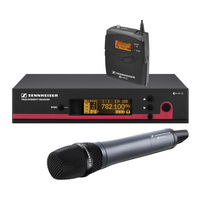 SENNHEISER ew 122-p G3 Instruction Manual
