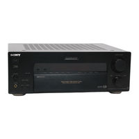 Sony STR-V929X Service Manual