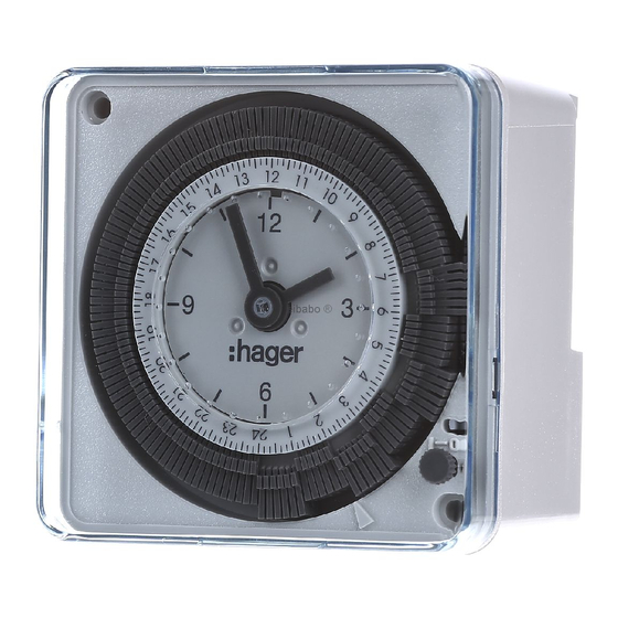 HAGER EH710 TIMER INSTRUCTIONS FOR USE ManualsLib