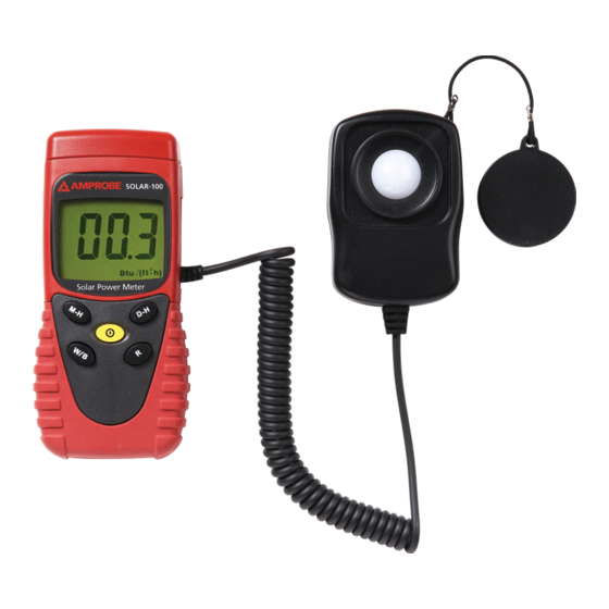 Amprobe SOLAR-100 User Manual