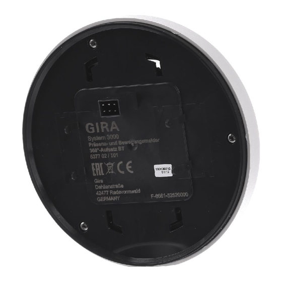 Gira System 3000 Operating Instructions Manual