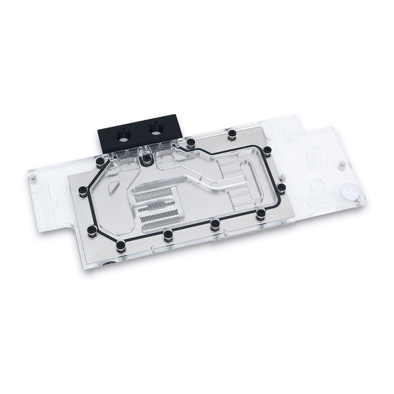 ekwb EK-FC1080 GTX FTW2 Installation Manual