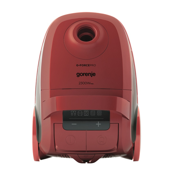 Gorenje VC2321GPRRCY Instruction Manual