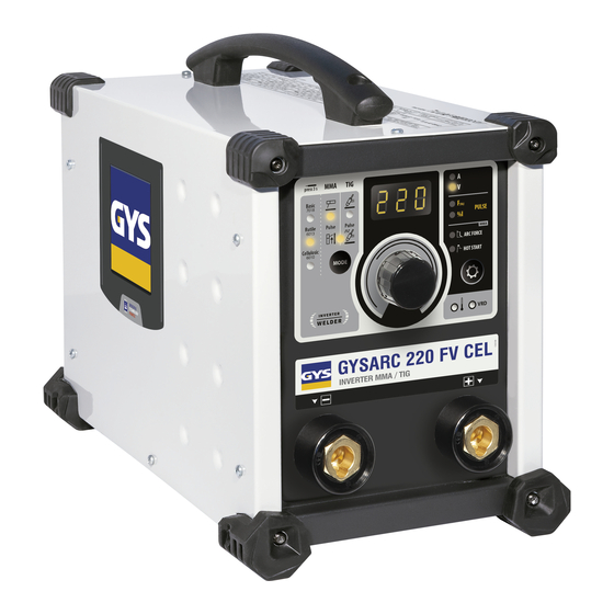 GYS GYSARC 220 FV CEL Manual