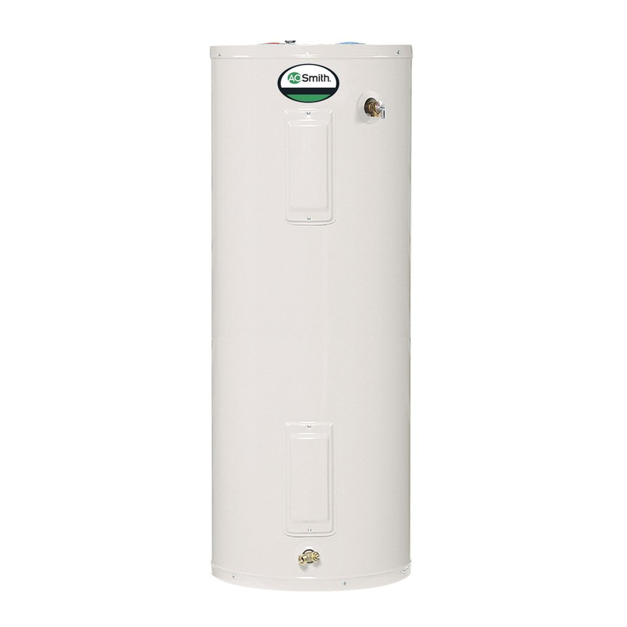 A. O. Smith Commercial gas water heaters Manuals