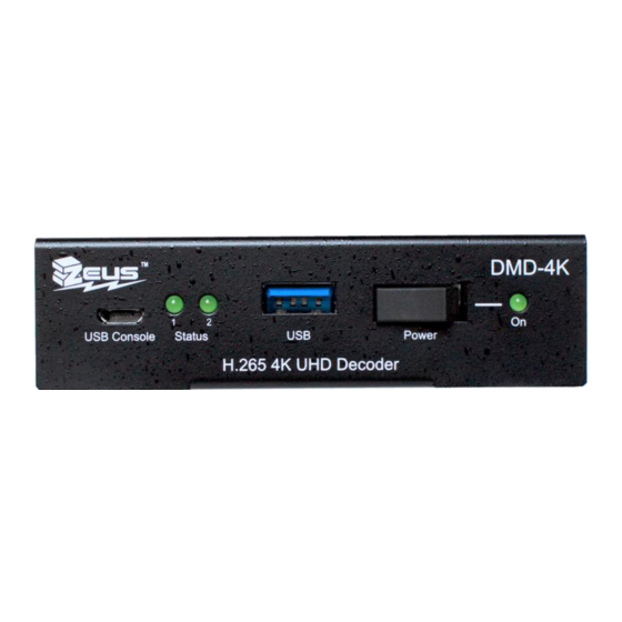 Z3 Technology DMD-4K User Instructions