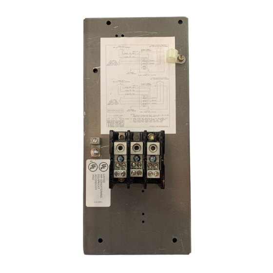American Standard BAYSPEK047A Installer's Manual