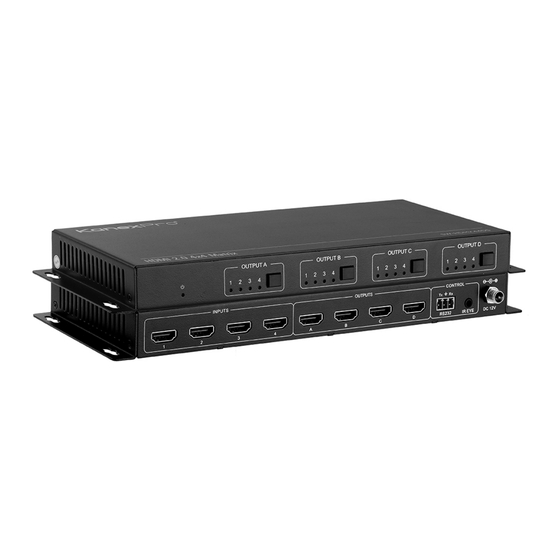 KanexPro SW-HDMX44DS Manual