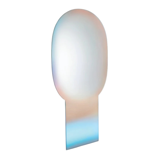 Glas Italia SHIMMER specchi SHS01 Assembling And Use Instruction