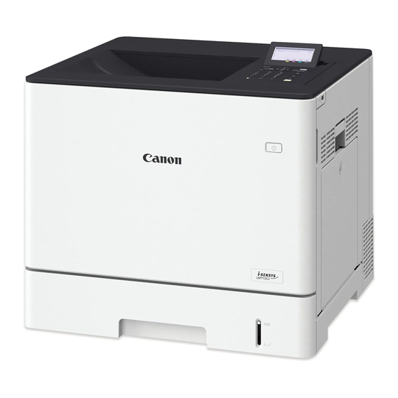 Canon LBP712Cx User Manual