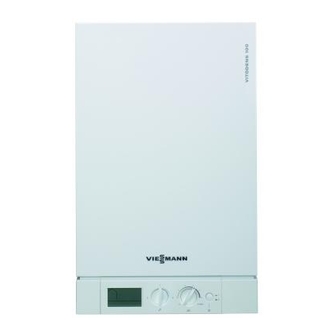 Viessmann Vitodens 100-W Installation And Service Instructions Manual