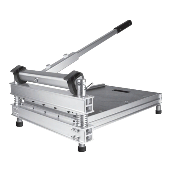 User Manuals: Roberts 10-91 Multi-Floor Cutter