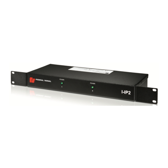 Federal Signal Corporation C Series Description, Specifications, Installation, And Operation Manual