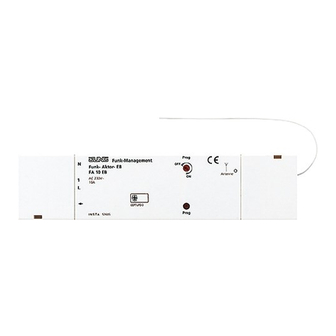 Jung FA 10 EB Operating Instructions Manual