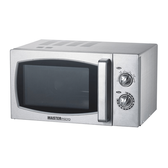 MAISTERmicro MW-900 Manuals
