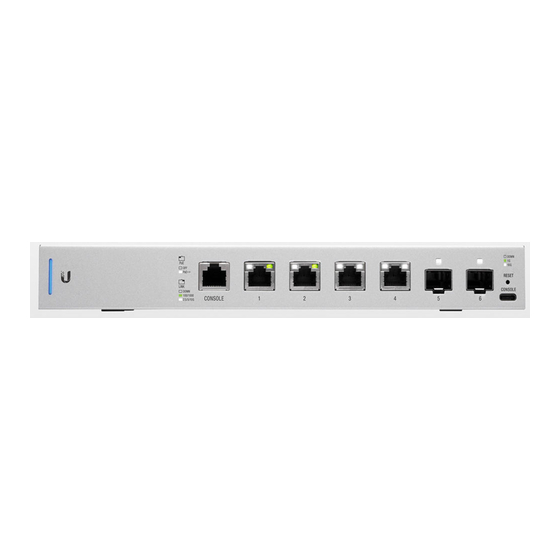 Ubiquiti US-XG-6POE Quick Start Manual