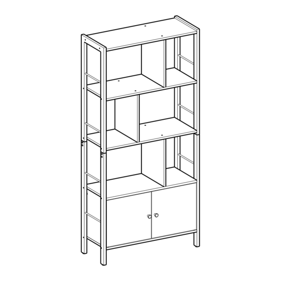 Songmics VASAGLE LBC022 Bookcase Unit Manuals