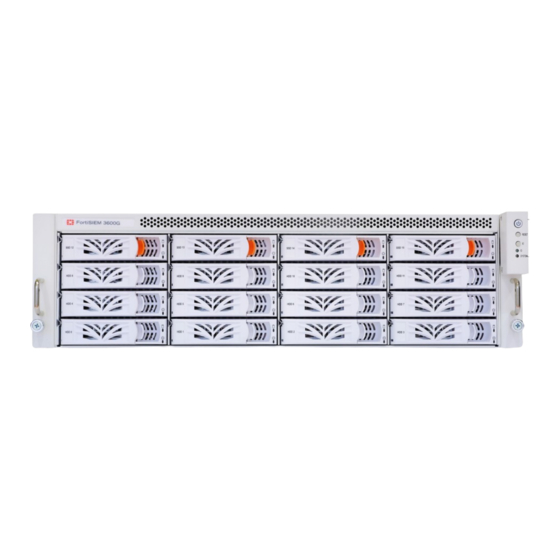 Fortinet FortiSIEM 3600G Quick Start Manual