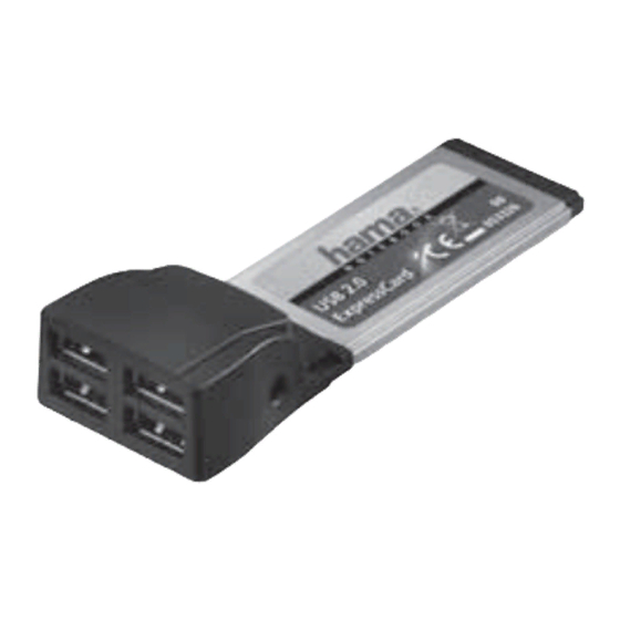 Hama USB 2.0 Hub, 4 port Operating	 Instruction