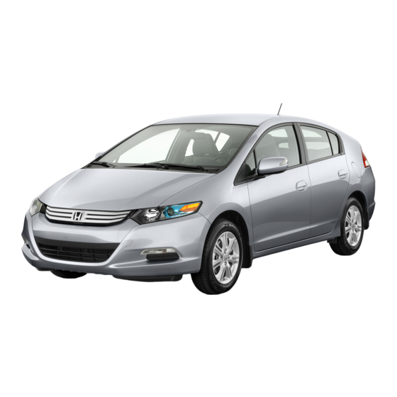 Honda 2011 Insight Reference Manual
