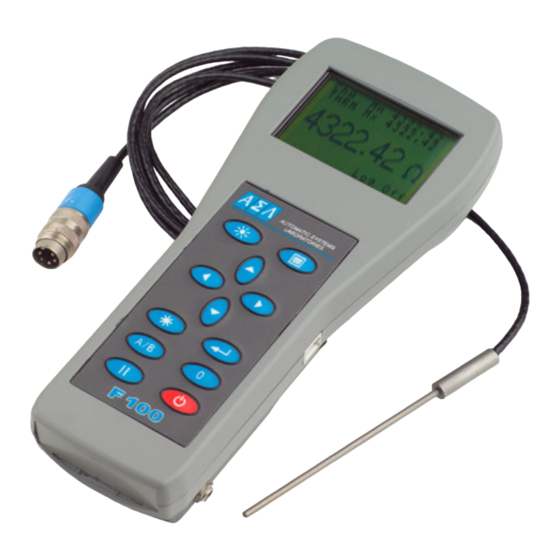 ASL INTERCOM F100 User Manual