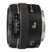 Canon EF50mm f/1.0L USM Instruction