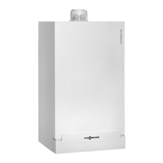 Viessmann VITODENS 100-W Installation And Service Instructions Manual