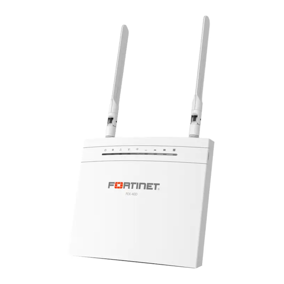 Fortinet 40D Quick Start Manual